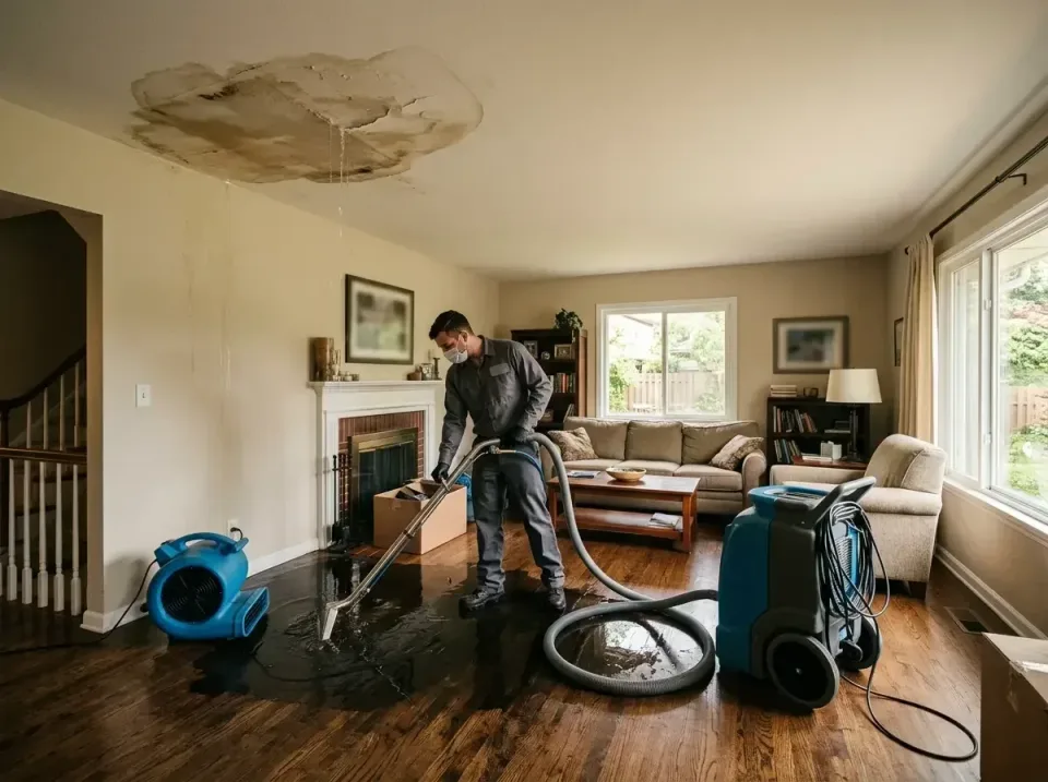attic-pipe-burst-ceiling-drip-008 — frequently asked questions, Water Damage Restoration & Carpet Care in Ferdinand, IN